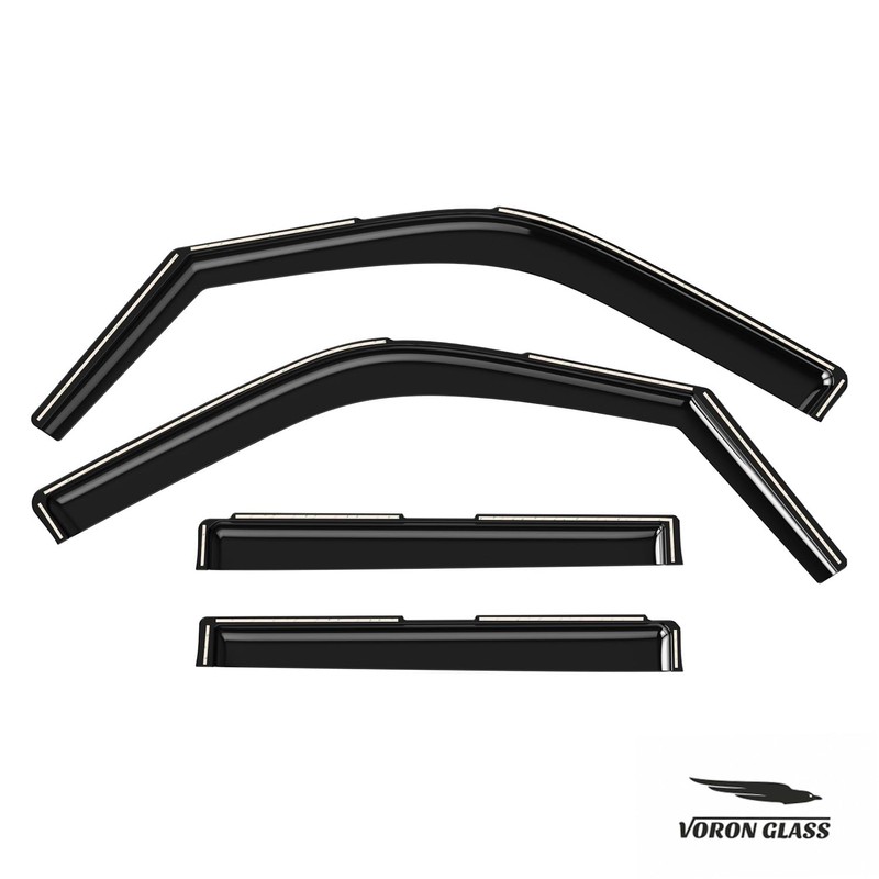 Voron Glass in-Channel Extra Durable Rain Guards for Lincoln Navigator