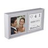 Malden International Designs 3447-44 Wedding Countdown Block, 4x4, Gray