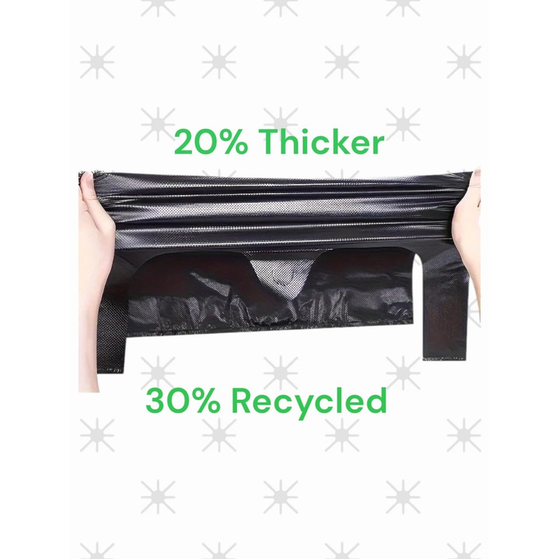 JOKOLO Adult Nappy Bags 20% Thicker Sacks, Easy Tie Handles,