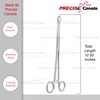 Precise Canada: Sponge Forceps 10" Straight Smooth Jaw Stainless Steel