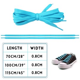 15 Pairs 45inch Flat Coloured Athletic Shoe Laces Sneakers Skate Shoes Boots Sport Shoes