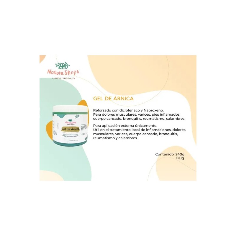 Gel De Arnica 240g