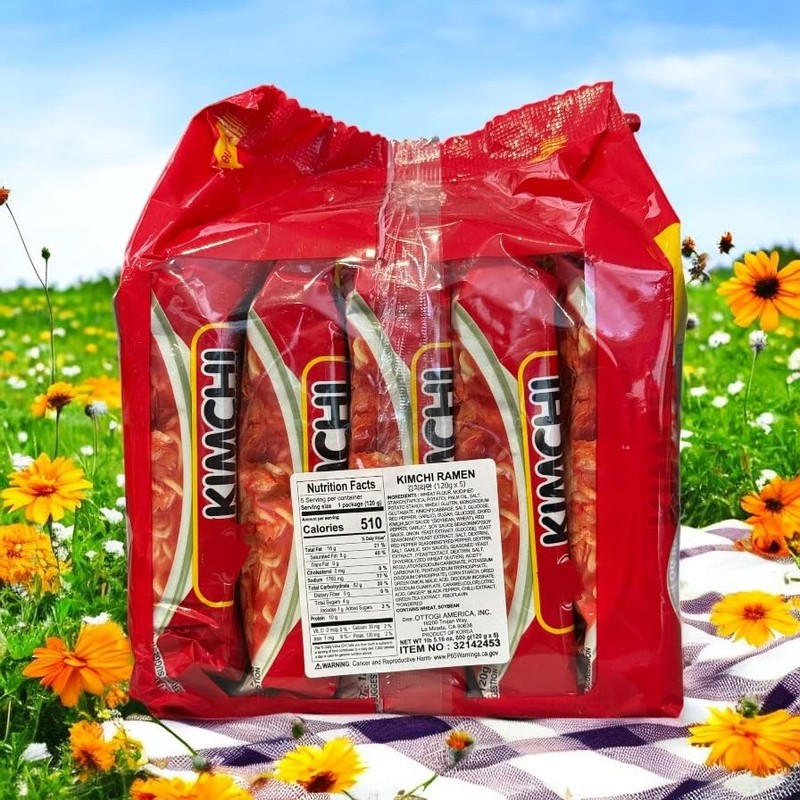 Korea Instant Noodles (2 CASE SET, KIMCHI RAMEN NOODLES)
