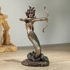 Veronese Design 6 1/8 Inch Furious Medusa Shooting Arrow Resin