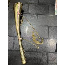 Hunting Bugle Horn, with Brass chain, Hunting Helper for Hunters BY A.B.INSTRUMENT CO.