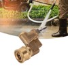 Quick Connecting Pivoting Coupler Attachment 1/4in for Pressure Washer Nozzle