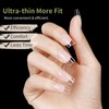 Short Square Nail Tips, Venares 500 Pcs Half Matte Short