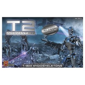 'Pegasus pg9217 – Véhicule – 1/32 Terminator 2 – T2 T800 endoskel etons, chromé "