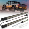 Nilight Truck Tailgate Light Bar 56" Aluminum Frame Triple Row