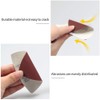 SPEEDWOX 30 Pcs Hook and Loop Triangle Sandpaper 1000 Grit