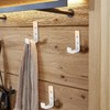 4 Pcs Garage Hooks for Hanging Heavy Duty Hooks, White