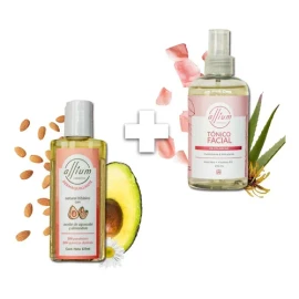 Tónico Facial De Rosas Y Hamamelis + Desmaquillante Bifásico