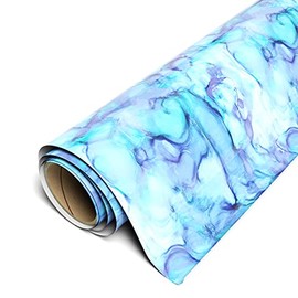 Siser EasyPatterns Plus Pre-Masked HTV 12" x 5ft Roll - Iron on Heat Transfer Vinyl (Ocean Waves)