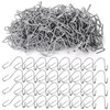 ZENFUN 250 Pcs T-Post Wire Clip Galvanized Steel Fence Clips,