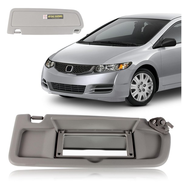 PEVAST Right Passenger Side Sun Visor Compatible with 2006 2007