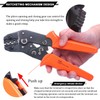 Twidec/Wire Crimping Pliers 26-16AMG Wire Crimping Tools with Ratchet,Manual Crimp