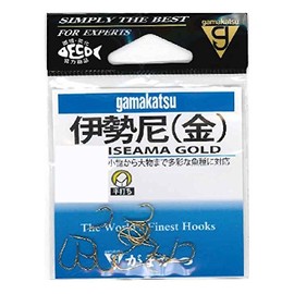 Gamakatsu Isei Hook Gold No. 1 Fishing Hooks