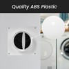 125mm Pipe Connector Flange Plastic Straight Pipe Flange for Heating