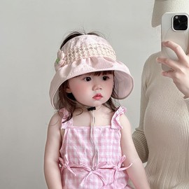 VIDOSCLA Baby Hat, Wide Brim Baby Cap, Kids Hat, Children's Sun Visor, Fisherman Hat, Car Pattern, Girls, Boys, Boys, Boys, Unisex, UV Protection, Spring and Summer, Sunscreen, Cute, UV Rays, Unisex