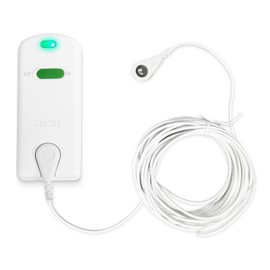 Grounding Continuity Tester for Earthing Products - Easy to Use Grounding Mat Tester with Green Light & Grounding Cord - Continuity Tester to Test Cord, Grounding Mat & Grounding Sheets