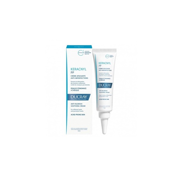 Ducray Keracnyl Pp, Crema Facial Antiimperfecciones, 30ml - Producto Original