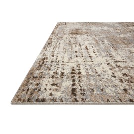 Loloi II Austen Collection AUS-01 Natural/Mocha 6'-7" x 9'-2" Area Rug