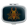 Steampunk Stag Beetle Rectangle Pill Case Trinket Gift Box