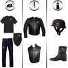 EXPRESS-STICKEREI Biker Patches 75 x 75 mm | Biker Cowl