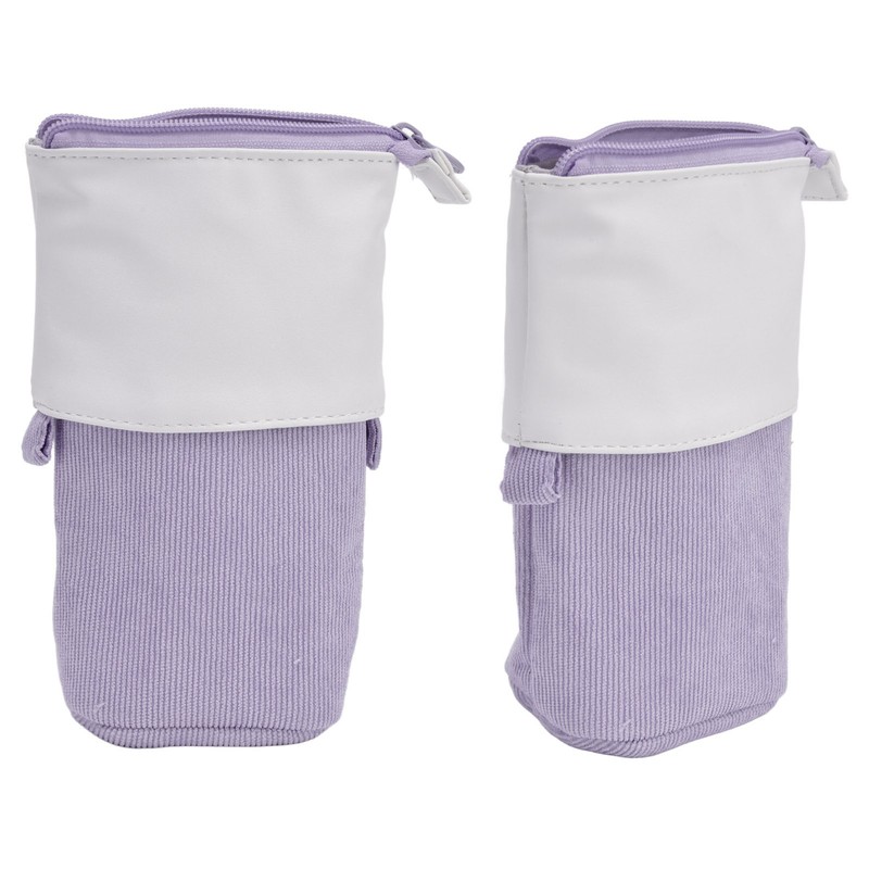 Pencil Case Stand Up Pen Holder Cute Telescopic Pen Case