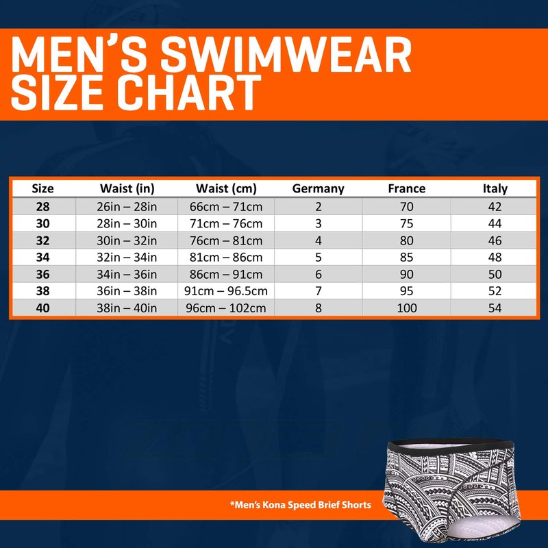 ZONE3 Swim Shorts, Kona Speed