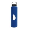 Bluewave 750 ml (25 oz) Borosilicate Glass Water Bottle with