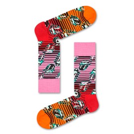 Happy Socks Colourful Classic Cotton Socks for Men and Women - Rolling Stones: Ruby Tuesday, size: 36-40