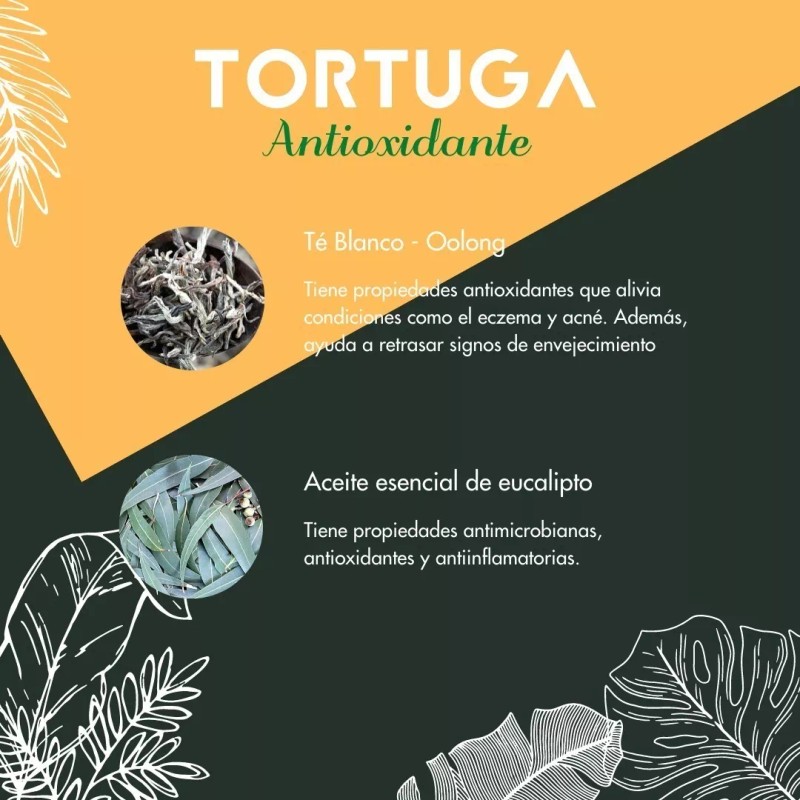 Vidamía Jabón Artesanal Gde Te Blanco Oolong Antioxidante Vegano