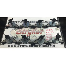 Stryker Mfg Jeep Wrangler JK Hardtop Targa Freedom Top  Nuts Bolts 07-15 Thumb Screws Set 8