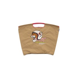 Ball & Chain Ball & Chain, Authentic, L Size, INLINE Original Graphic, Shopping Bag, Eco Bag, Shoulder Bag, Tote Bag, Embroidered, Compact, Large Capacity, Foldable,