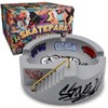 Concrete Skatepark Tray - 100% Solid Concrete, 6.5in Round Base,