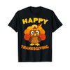 Happy Thanksgiving T-Shirt Turkey Day, black, s