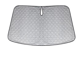 XCBYT Sun Protection Car Windscreen for VW Golf 8 2022-2024, Thickened Sun Visor Windscreen Cover, Foldable Windscreen Cover, UV Protection