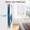 PERLESMITH Fixed TV Wall Mount Bracket, Low Profile Design for