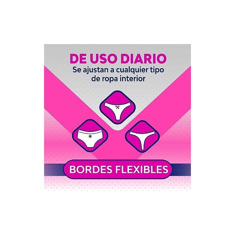 Saba Diarios Multiestilos, Protectores Diarios Multiforma, 28 Piezas