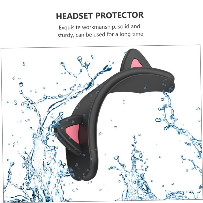 SHOWERORO Adorable Cat Ear Headphone Headband Cover for Durable Wireless