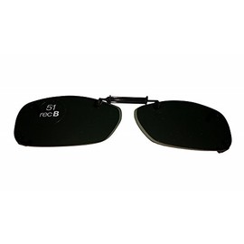Solar Shield Polarized Clip On Sunglasses 51 Rec B