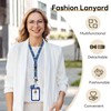 Handlein Retractable Badge Holder with Detachable Lanyard, Heavy Duty ID