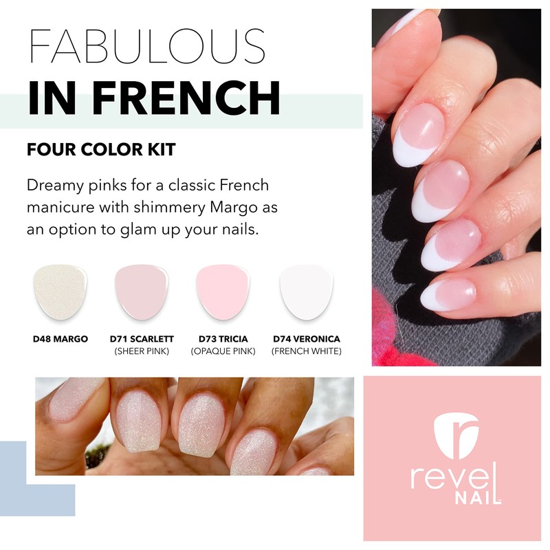 Revel Nail Revel Nail Dip Powder - French Pink Powder
