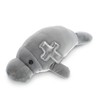DolliBu Wild Collection Manatee Stuffed Animal with Silver Cross Plush