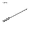 HARFINGTON 5pcs #1 Phillips Screwdriver Bit PH1 1/4" Hex Shank