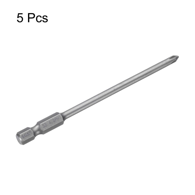 HARFINGTON 5pcs #1 Phillips Screwdriver Bit PH1 1/4" Hex Shank