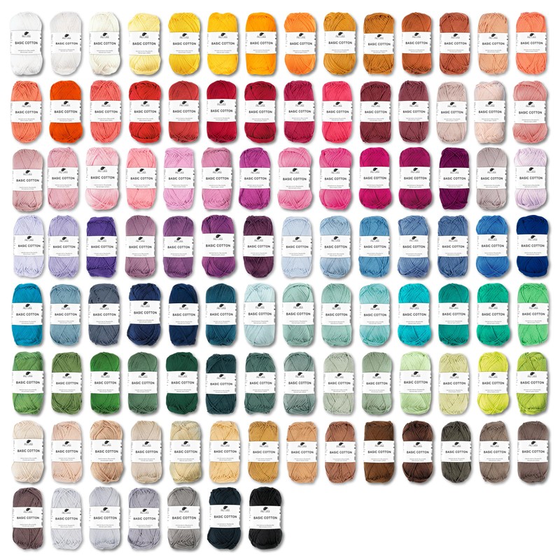 Frida's Wollhaus Pro Lana 50 g Basic Cotton Knitting Crochet