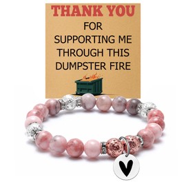 Thank You Gifts Bracelet for Women Friend Appreciation Gifts for Coworker Boss Teacher Friend Doctor Jewelry Beaded Bracelet Thank You Gift for Employee Boss Lady Manager Christmas Birthday Gift