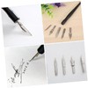 LALAFINA 1set Calligraphy Dip Pen Set Replacement Nibs and Ergonomic